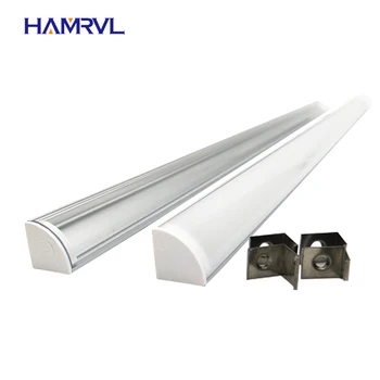 

5pcs 20inch 0.5m 12mm pcb 45 degree corner led aluminium profile, aluminum channel, V shape housing milky clear cover clips