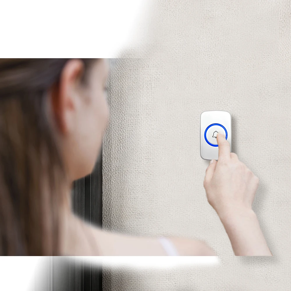 FUERS 433MHz Wireless Doorbell Button Ultra-long Transmission Emergency Alarm Quality Low Price FUERS 433MHz Wireless Doorbell Button Ultra-long Transmission Emergency Alarm Quality Low Price