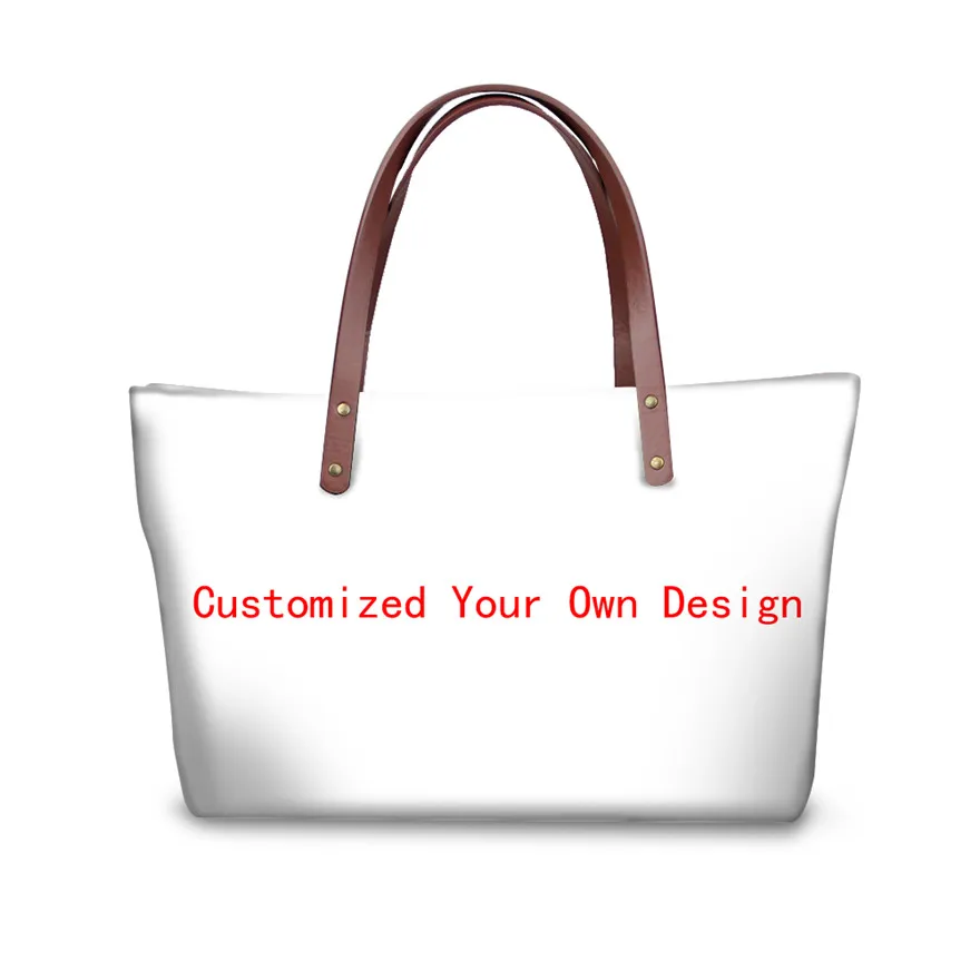 FORUDESIGNS/Сумка-тоут для женщин, Африканский Американский черный дизайн, женские дизайнерские сумки для девочек, 2 шт., ручная сумка и кошелек, пляжная сумка Bolsa Feminina - Color: Customized AL