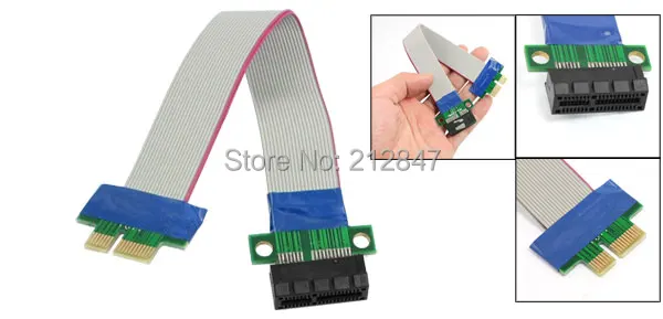 PCI-E 1X Riser Card Flex Extender Extension A