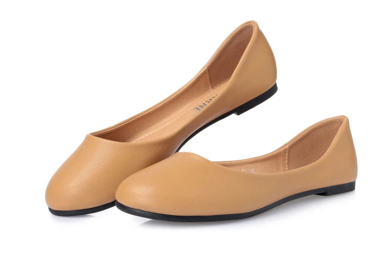 Женская танцевальная обувь из мягкой искусственной кожи дышащие повседневные Простые Лоферы без застежки ярких цветов на плоской подошве с круглым носком; большие размеры 41, 35, 37