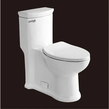 2019 hot sales water closet one piece toilet S trap toilets with PVC adaptor PP soft