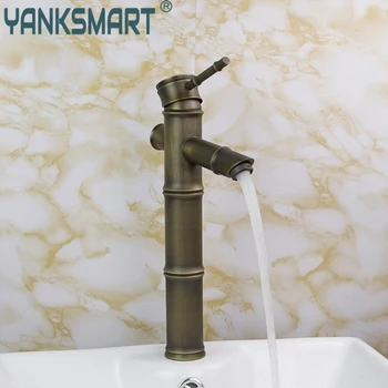 

YANKSMART Wholesale Classic Antique brass Bathroom Faucet Basin Sink Single Handle Mixer Tap S-864 Mixer Tap Faucet