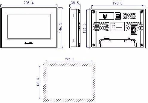 TG765S-XT: 7 дюймов XINJE TG765S-XT HMI Сенсорный экран в коробке, быстрая