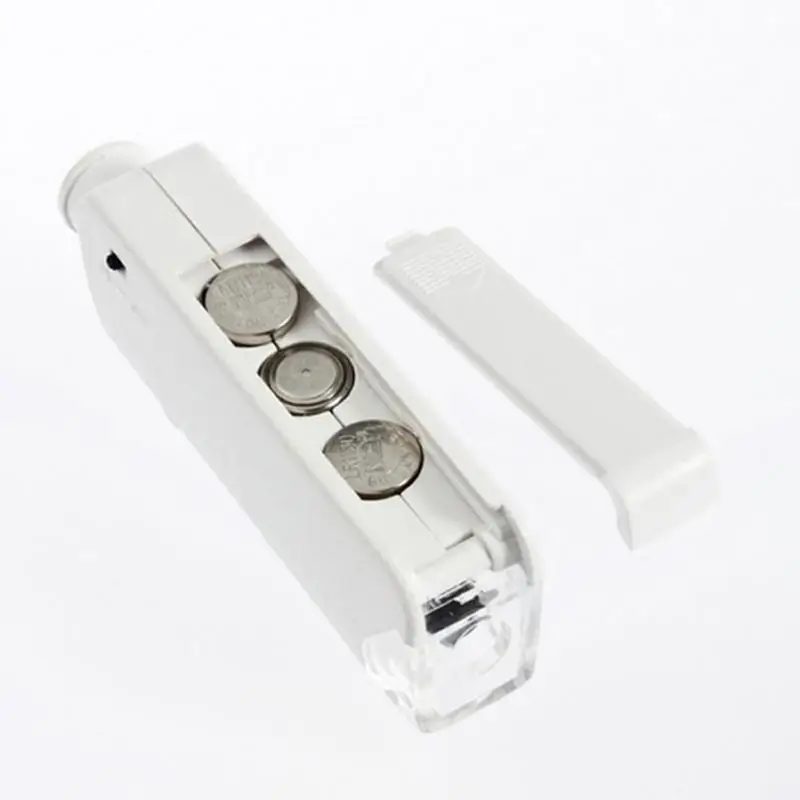 

New Handheld Mini 160X-200X Zoom LENS LED Lighted Pocket Microscope Magnifier Loupe