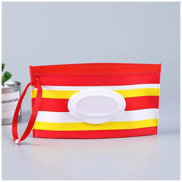 Clutch and Clean health Wipes Carrying Case Eco friendly Wet Wipes Bag