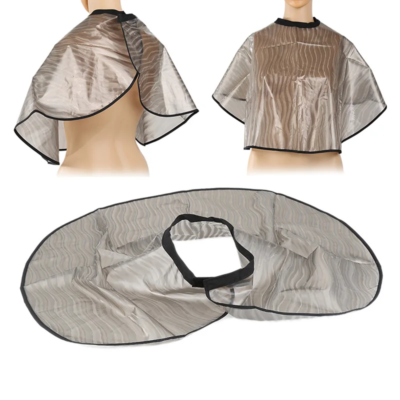 Hot 1pc Transparent PVC Hairdressing Aprons Portable for Hair Salon Waterproof Non-stick Anti-static Apron