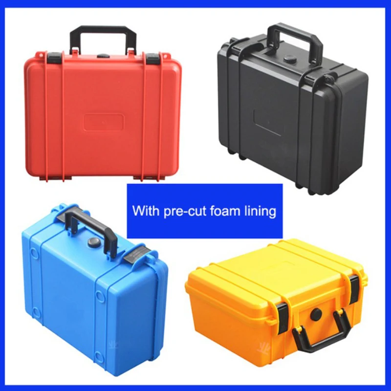 Tool case toolbox Electronic instrument case Small collection kit. Plastic hand-held camera case with pre-cut foam shipping free Tool case toolbox Electronic instrument case Small collection kit. Plastic hand-held camera case with pre-cut foam shipping free