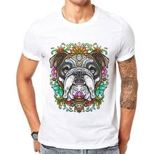 Asian Size Cartoon Men Funny T-Shirt Hip Hop Dog Printed Male Tops Short Sleeve Cotton Casual Tee Camisetas Hombre Verano 2019 dog surfer printed cartoon tee