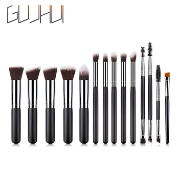 

14PCS Black Wooden Makeup Brushes Cosmetic Makeup Brush Set Foundation Powder Eyeshadow Brushes pincel maquiagem brochas