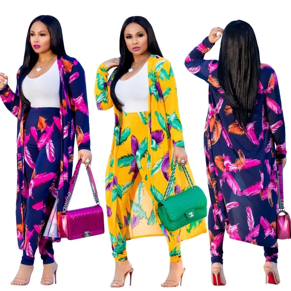 

New style African Women clothing Dashiki fashion Print cloth tops coat + pants set Super size S M L XL 2XL CM921