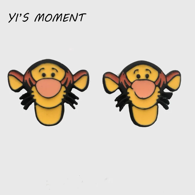 

2019 new model birthday Gift Enamel Animal Jewelry Lovely Tigger Earrings Women Earing for kids