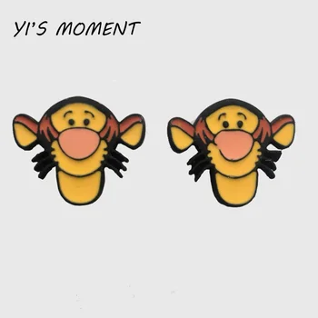 

birthday Gift Enamel Animal Jewelry Lovely Tigger Earrings Women Earing for kids