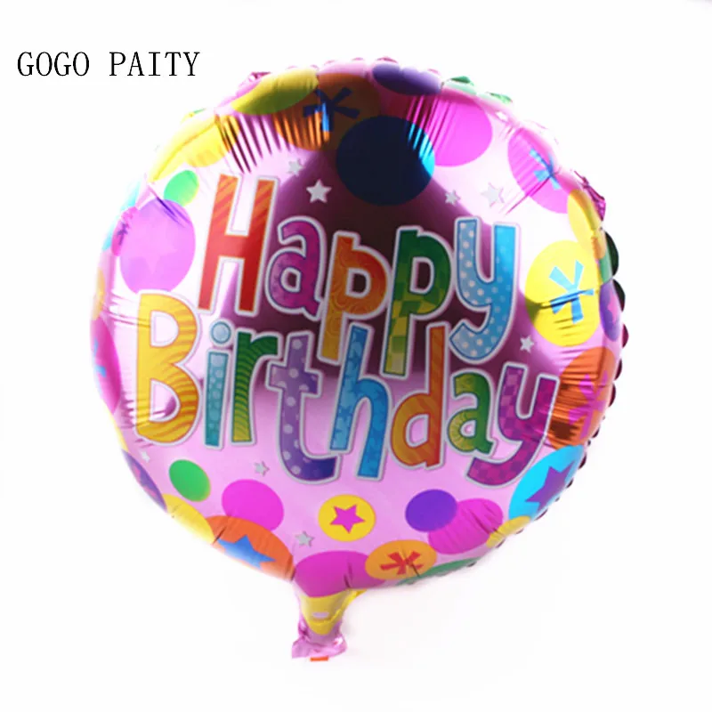 

GOGO PAITY 18-inch aluminum round balloon toys for children's birthday party decoration wholesale