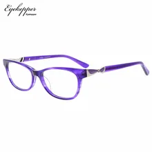 FA0073 очки Rx-able ацетатные очки для женщин малого лица, Дамская оправа для очков