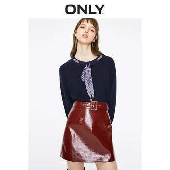 

ONLY Spring Summer New Women's Lace-up Pearl Pullover Knit |119113533