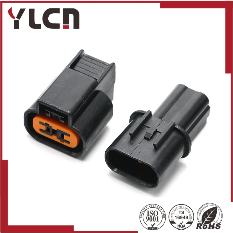 

Free shipping 2 pin KUM Female Male Sensor Fog Lamp Automotive Connecor For Mitsubishi Souast PB625-02027 PB621-02020