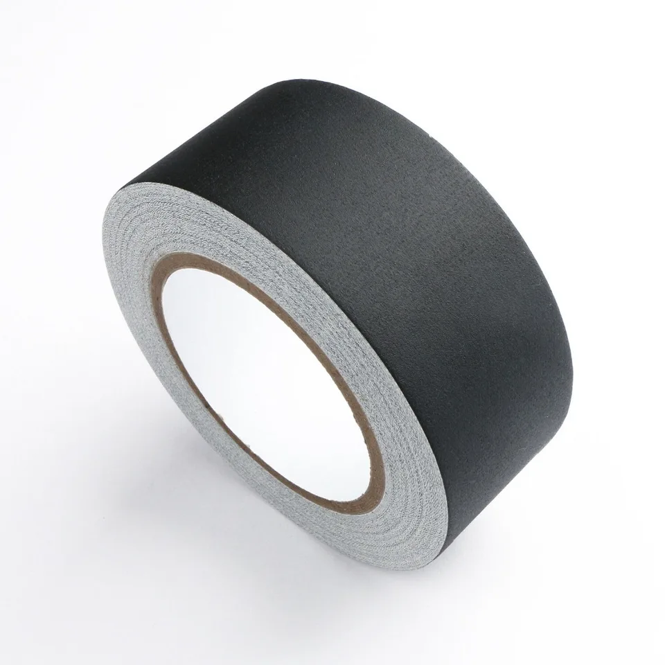 Big rollos de Conducto De Paño Negro Gaffa Gaffer Tape 48MM X 45M resistente al agua fuerte