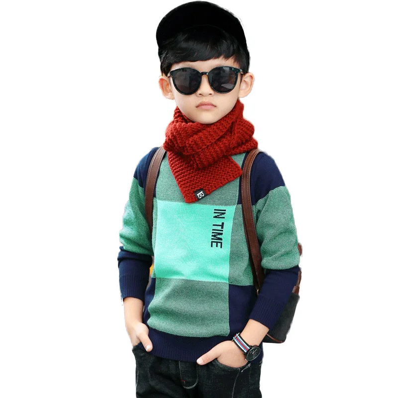 

2018 Autumn Winter kids designer boys brands sweaters Tops kids tiny cottons Sweater Children Casual Knitted Pullovers cardigan