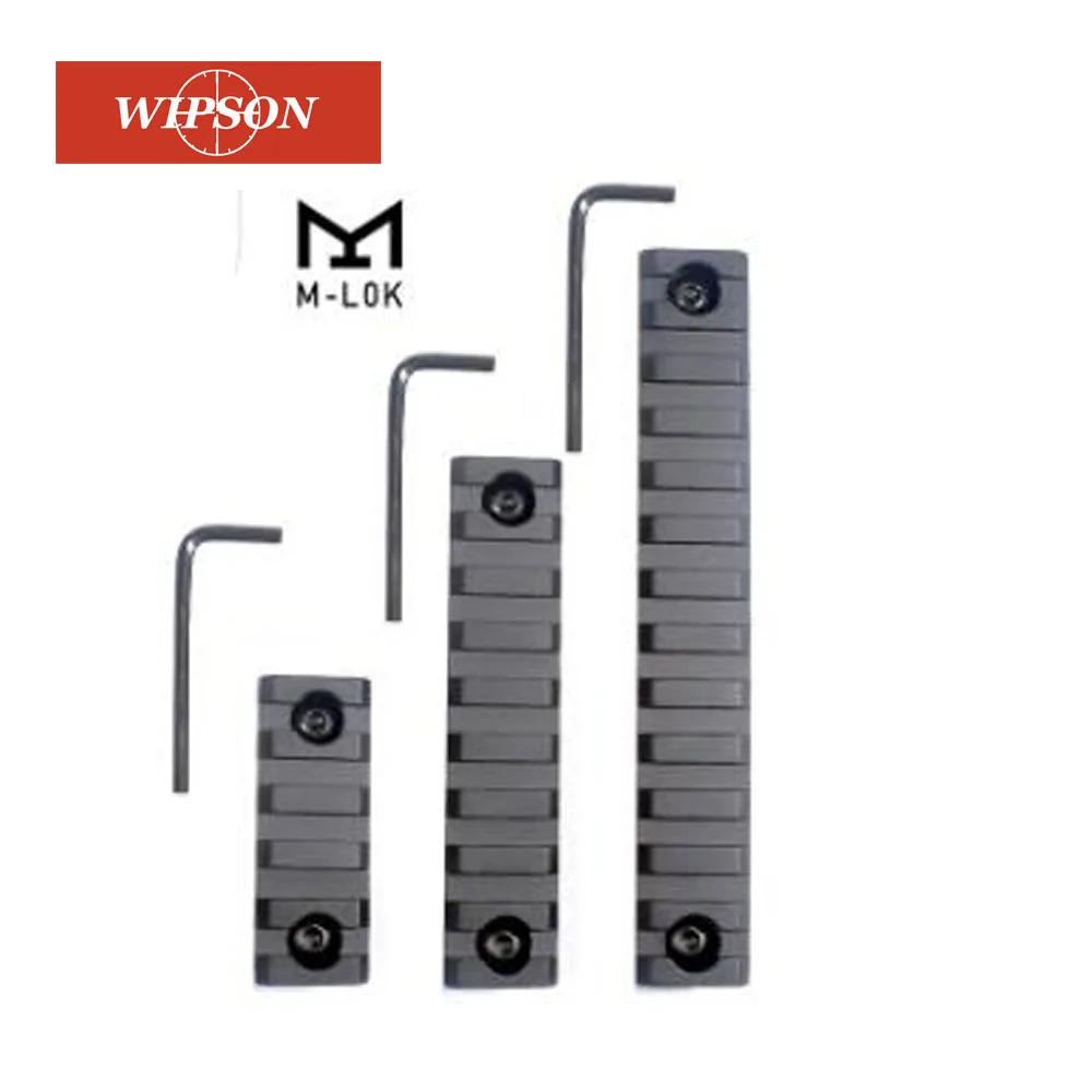 WIPSON 5-9-13-فتحات M لوك السكك الحديدية قاعدة شريحة Handguard القسم الطائرات الصف الألومنيوم Picatinny ويفر للصيد