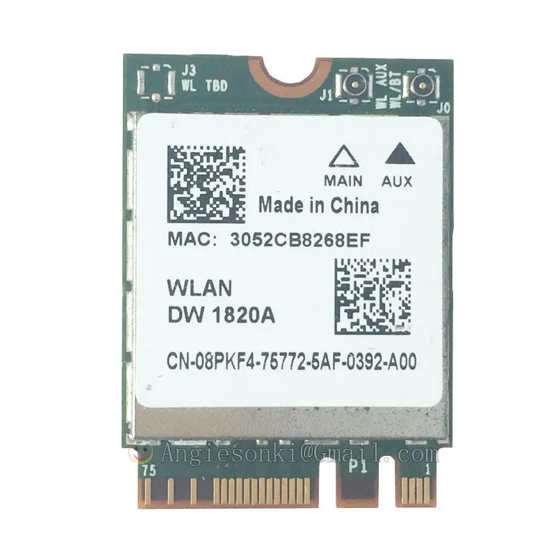 BCM94350Z DW1820A 8PKF4 802,11 AC 867 Мбит/с NGFF Bluetooth 4,1 Беспроводная карта для Broadcom BCM94350Z Dell DW1820A WLAN карта