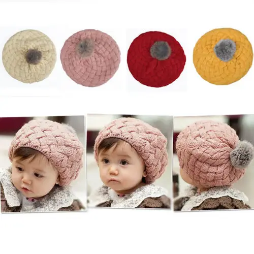 

Emmababy Infant Newborn Baby Girls Toddler Warm Knitted Crochet Hat Cap Beanie