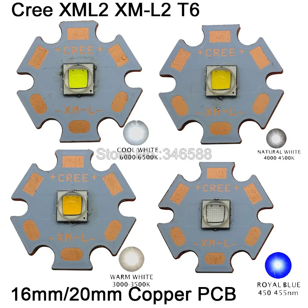 1 шт. 10 Вт CREE светодиодный светильник XML2 L2 теплый белый холодный нейтральный