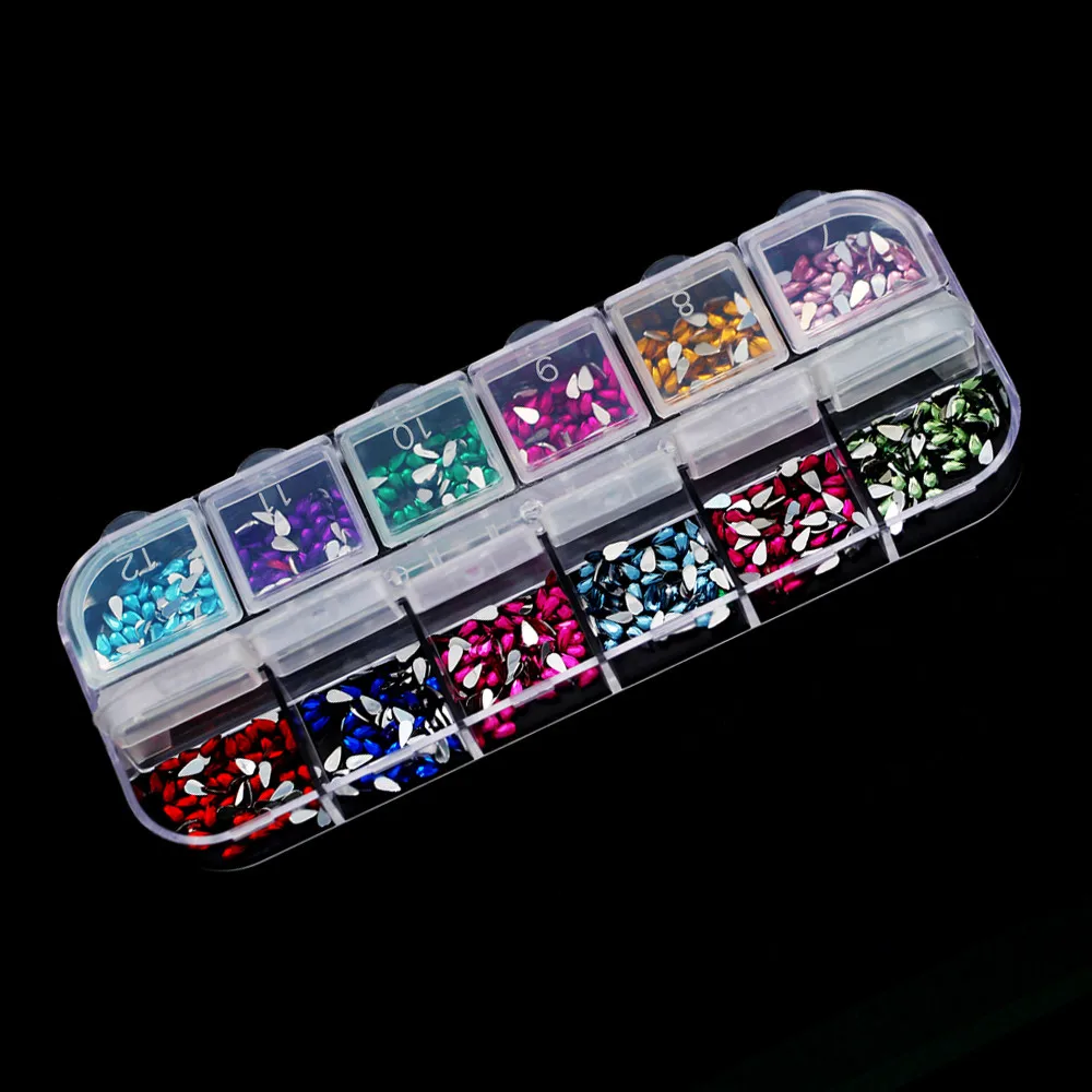 HUAMIANLI цветной дизайн ногтей наклейки 3D лазерный макияж маникюр наклейки своими руками украшения May17 HW