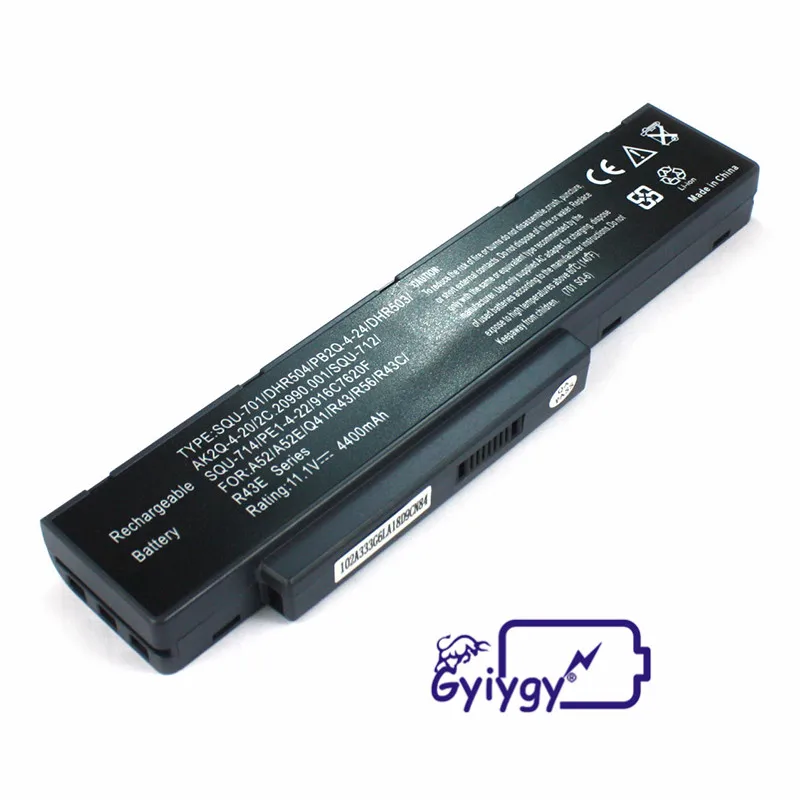 Аккумулятор для ноутбука BenQ Packard Bell A52 A53 A53E R43 R43E R56 Q41 с возможностью подключения к