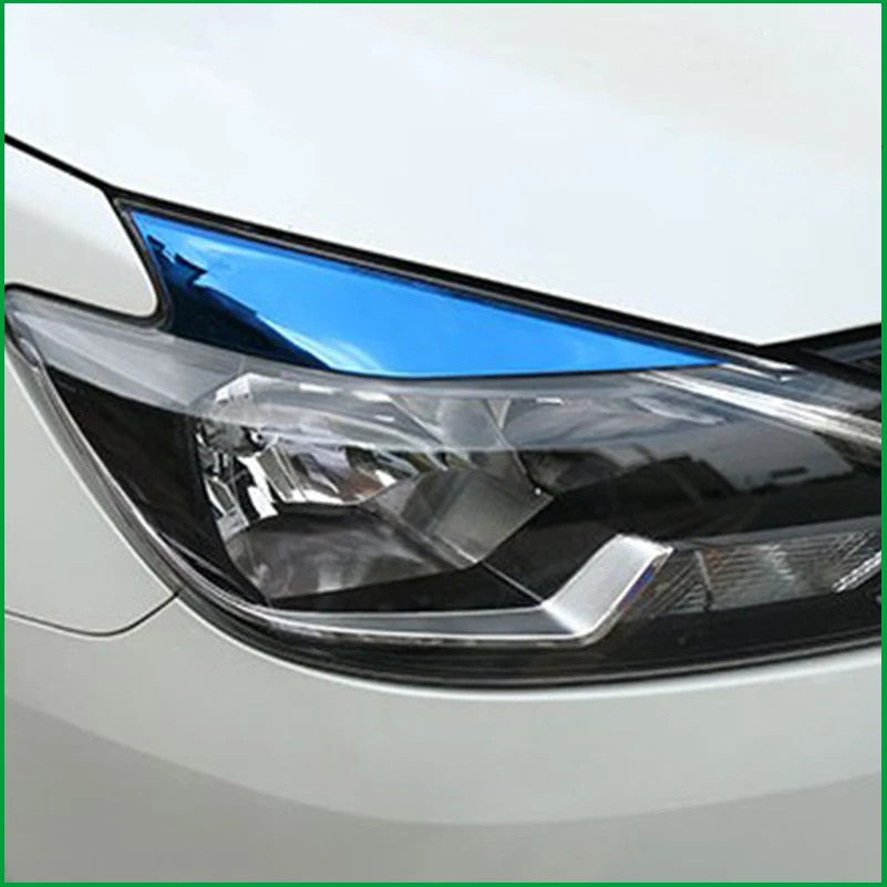 Декоративная накладка на переднюю фару для Nissan Sentra / Sylphy 2016 2018|Хромирование| |