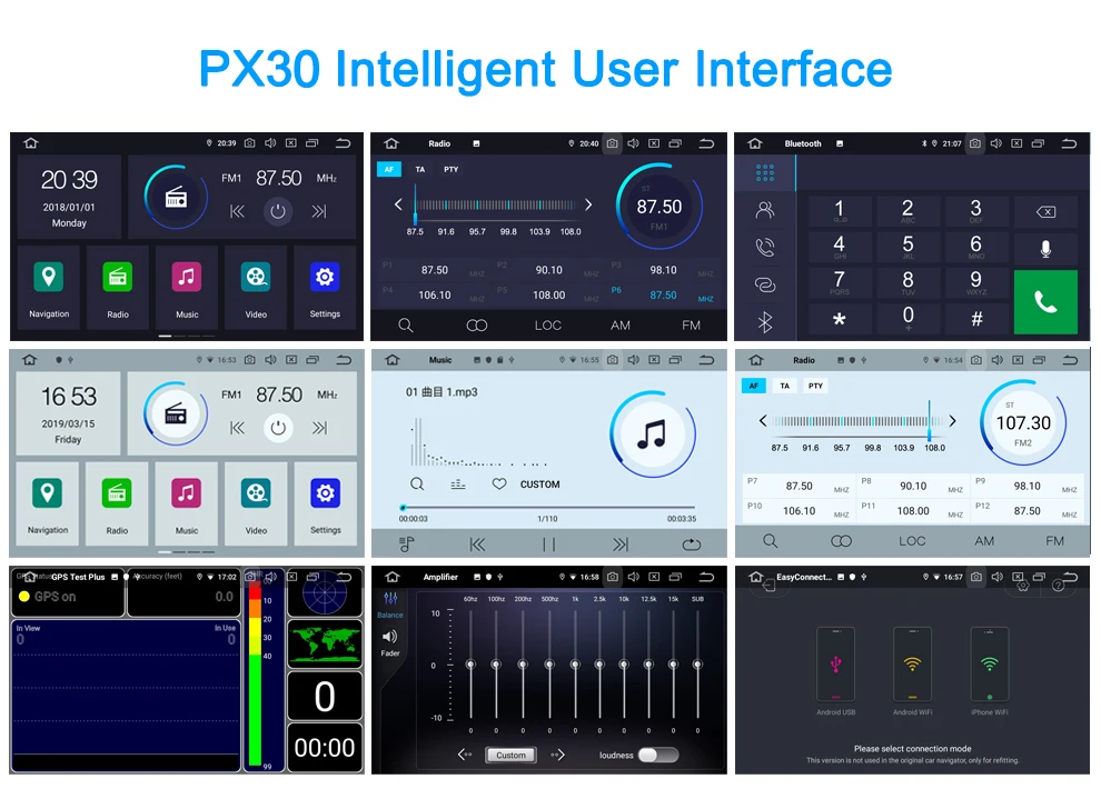 Clearance Bonroad Android 9.0 2 din Universal GPS Navigation For Nissan For Hyundai For Kia Car Radio Stereo Audio WIFI Bluetooth No DVD 4 Clearance Bonroad Android 9.0 2 din Universal GPS Navigation For Nissan For Hyundai For Kia Car Radio Stereo Audio WIFI Bluetooth No DVD 4