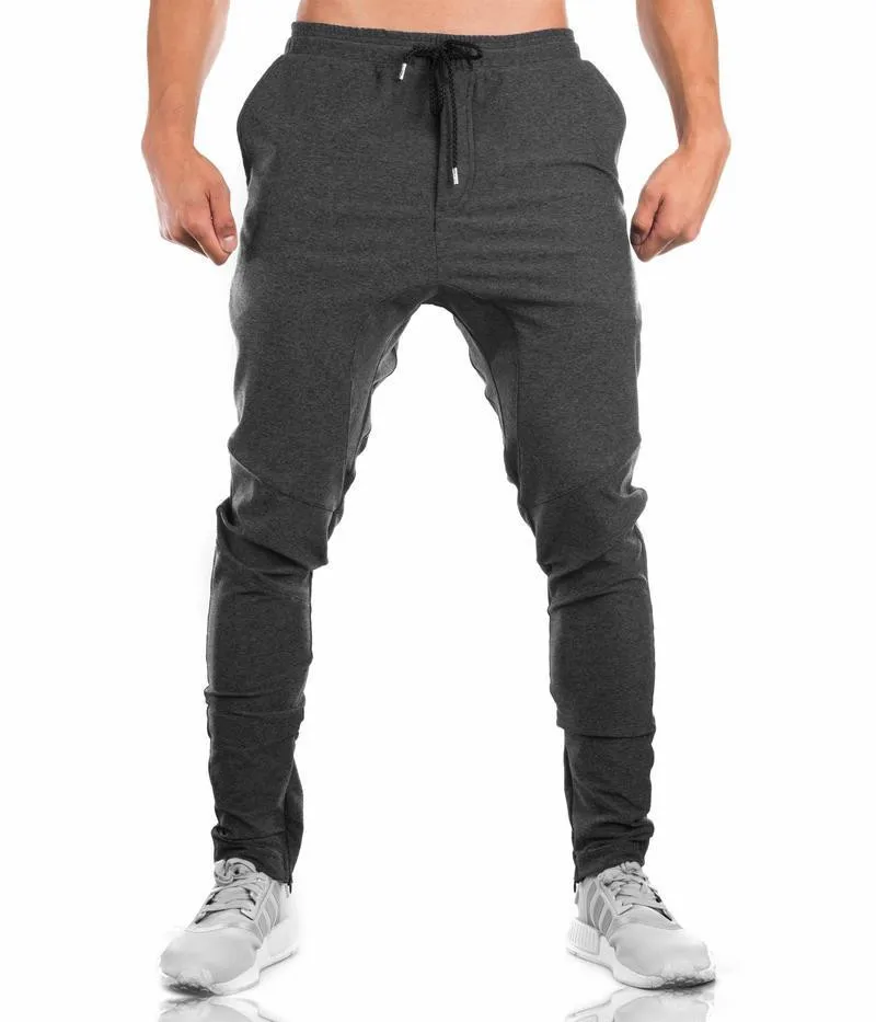 

Men's Breathable Cotton Solid Color Thin Gym Training Tight Pants Running Cycling Sport Fitness Exercise Leggings Dropshipping