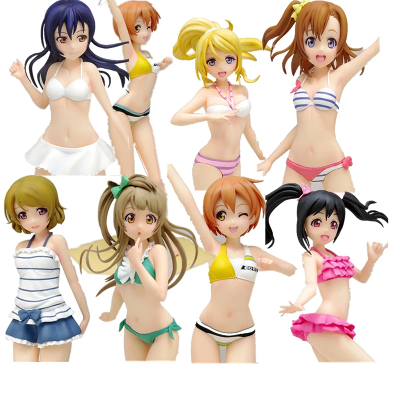 

Anime Love Live Action Figure Honoka Minami Figure Kotori Itsuka Figures Umi Sonoda Umi Yazawa Niko Swimsuit Sexy Girl Toys Doll