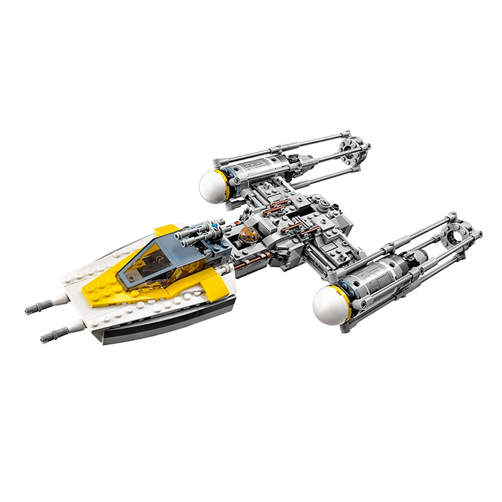 

Fit Legoness Star Wars 75172 The Y-wing Starfighter Set Mini Figures 691Pcs Model Building Blocks Bricks Toys For Children Gifts