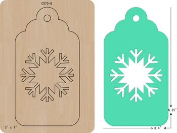 

New Christmas, snowflakes, pendant Wooden die Scrapbooking C-373-8 Cutting Dies