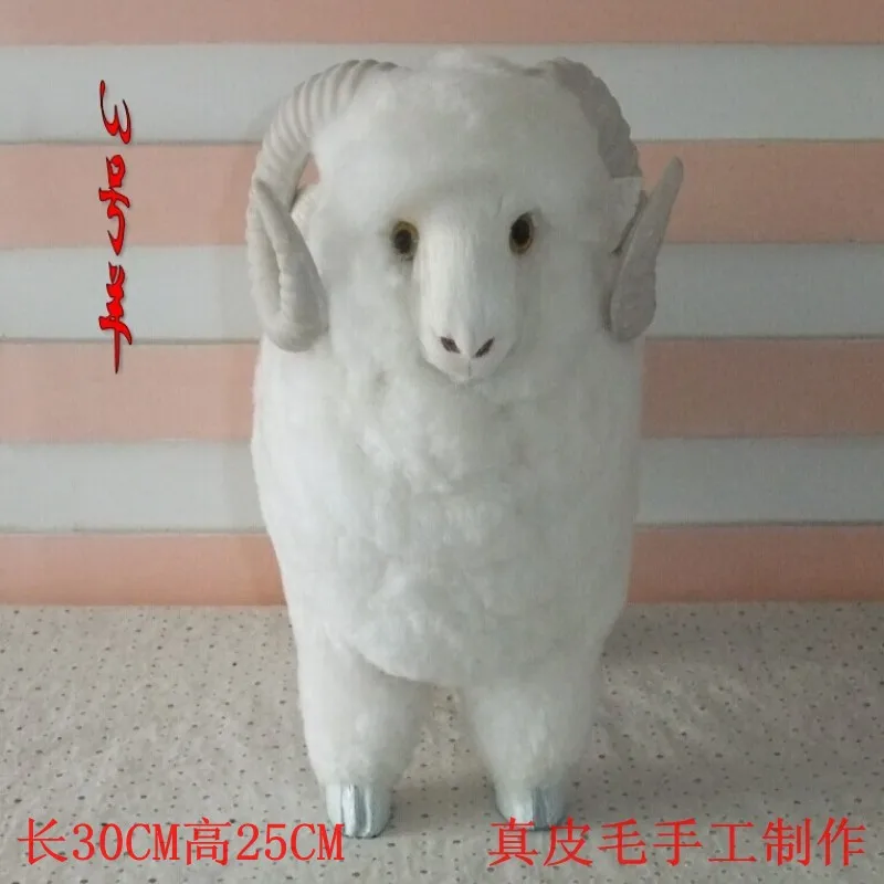 

The simulation fur animal 3 sheep sheep leather crafts Home furnishing articles