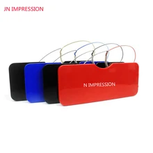 JN впечатление ультра-светлый бумажник SOS TR90 очки для чтения без оправы Для мужчин Для женщин Oculos De Grau 1,0 1,5 2,0 2,5 3,0 3,5 4,0