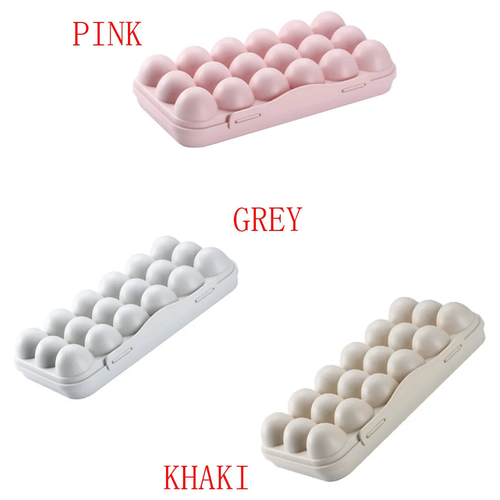 

Egg Tray Holder Egg Storage Box Refrigerator Crisper Storage Container 30*15*6.5cm PP Plastic Egg Tray Holder Household Hot Sale