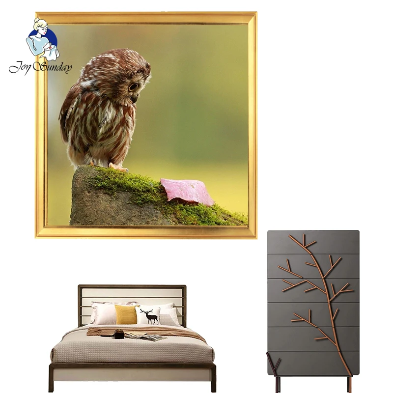 

JOY SUNDAY Needlework,5D 3D DIY Diamond painting Cross stitch,Sets For Embroidery kits,owl threads Counted Cross-Stitching