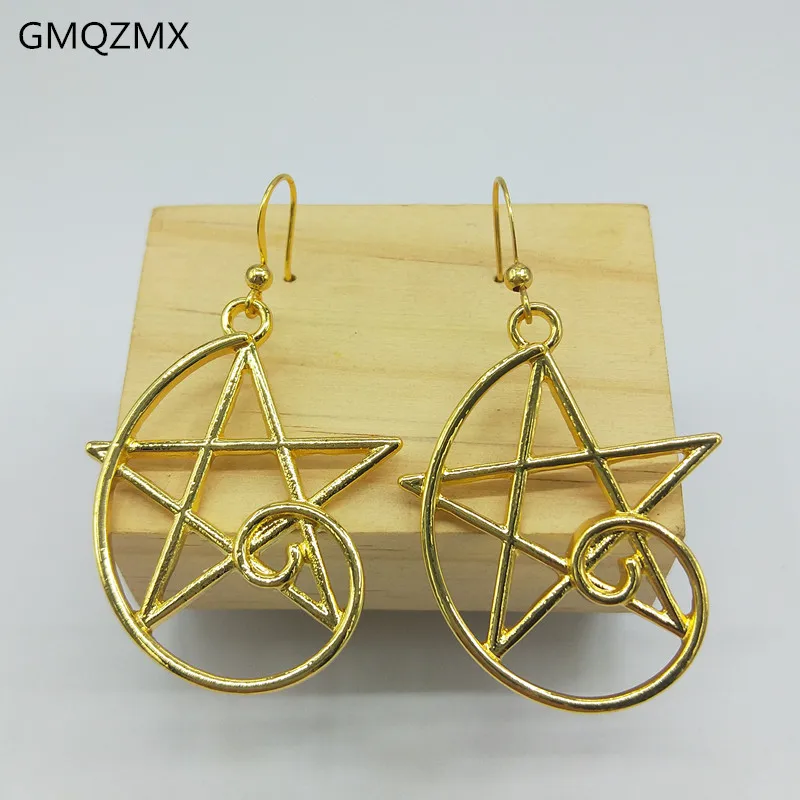 

Fashion Fibonacci silver golden ratio Earring, Fibonacci sequence Earrings wearable math simple five-pointed star Earrings women