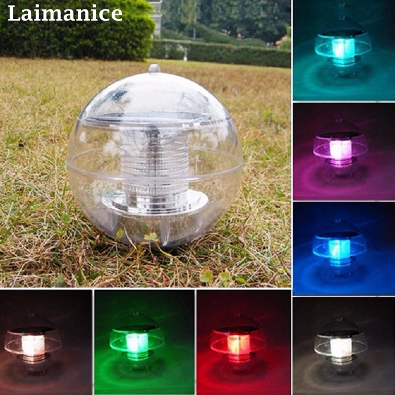 

Solar LED Powered Color Changing Water Floating Ball Lamp LED Outdoor Pendant Light for Yard Pond Garden Pool Decoration Light