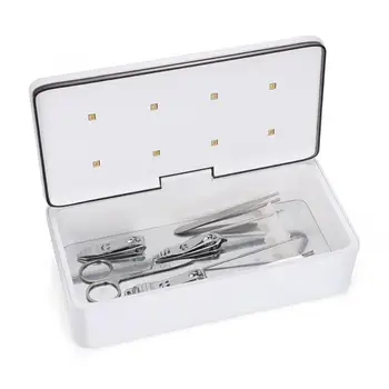 

Nail Art 59S Upgraded Sterilizer Portable Makeup Tools Cleaning Set UV Disinfection Device US Plug Nails Accessoires 4
