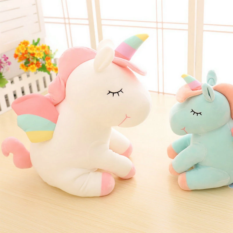 blue unicorn plush