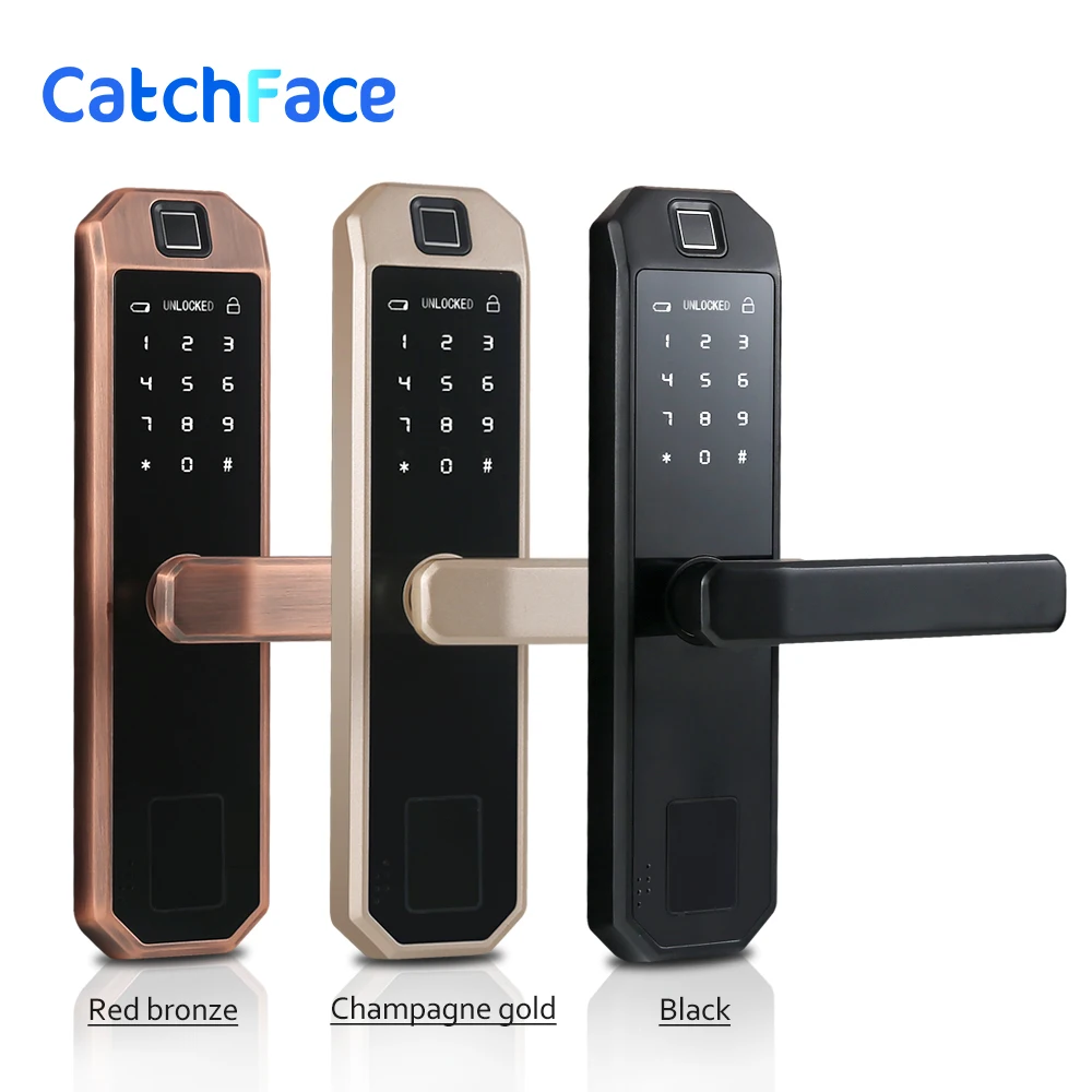 

Fingerprint Lock Smart Door Lock Card Digital Code Electronic Door Lock Home Security Mortise Lock