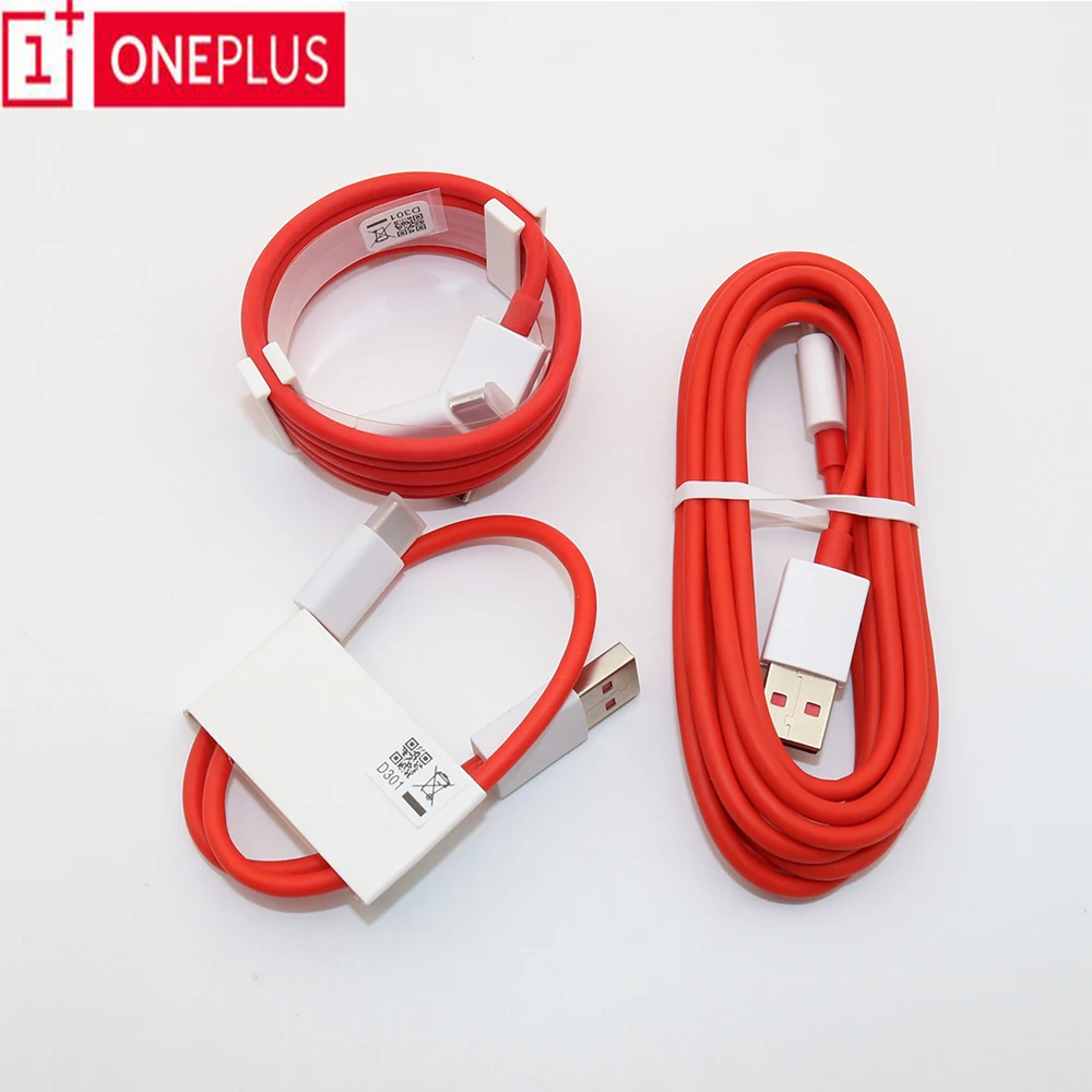 

100% Original Oneplus 6 6T Dash Cable Usb 3.1 Type C Cable for Oneplus 6 3 3t 5 5T, 5V 4A Quick Fast 1M Charge Power Data Cable