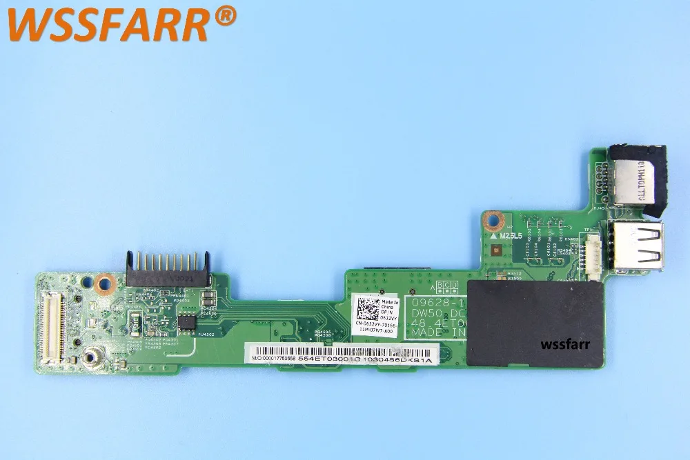 Оригинальная USB зарядная плата CN 0632VY для DELL Vostro 3500 v3500 DC Jack Board 09628 1 DW50 DCIN BD 488.4et06.