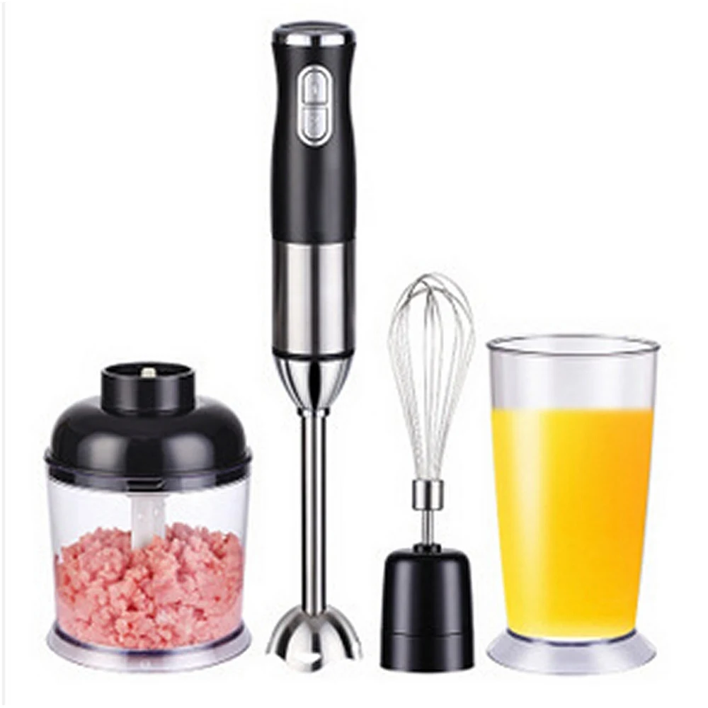  4 In 1 Portable Hand Blender Immersion Blender for Kitchen Food Processor Stick with Chopper Whisk  - 33053936827