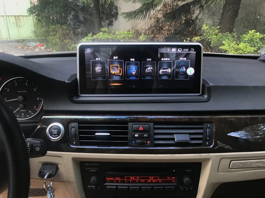 Navirider Авторадио Android 9,0 Автомобильный gps плеер для BMW E90 2006-2012 Idrive сенсорный экран стерео головное устройство HU магнитофон