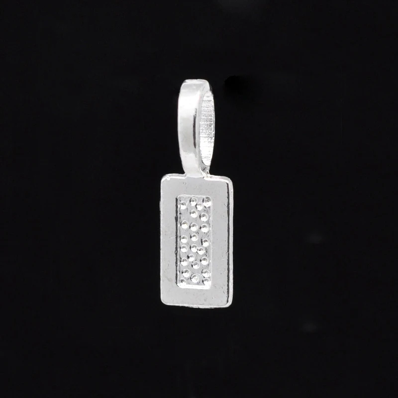

Pendant Clips & Pendant Clasps 50 Silver Plated Tag Glue on Bail 21x7mm Jewelry Findings DIY jewely parts accessories
