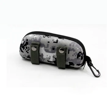 

Portable EVA Sunglasses Box Storage Protector Camouflage Tactical Sun Goggle Glasses Case Outdoor Accessory Bag With Hook